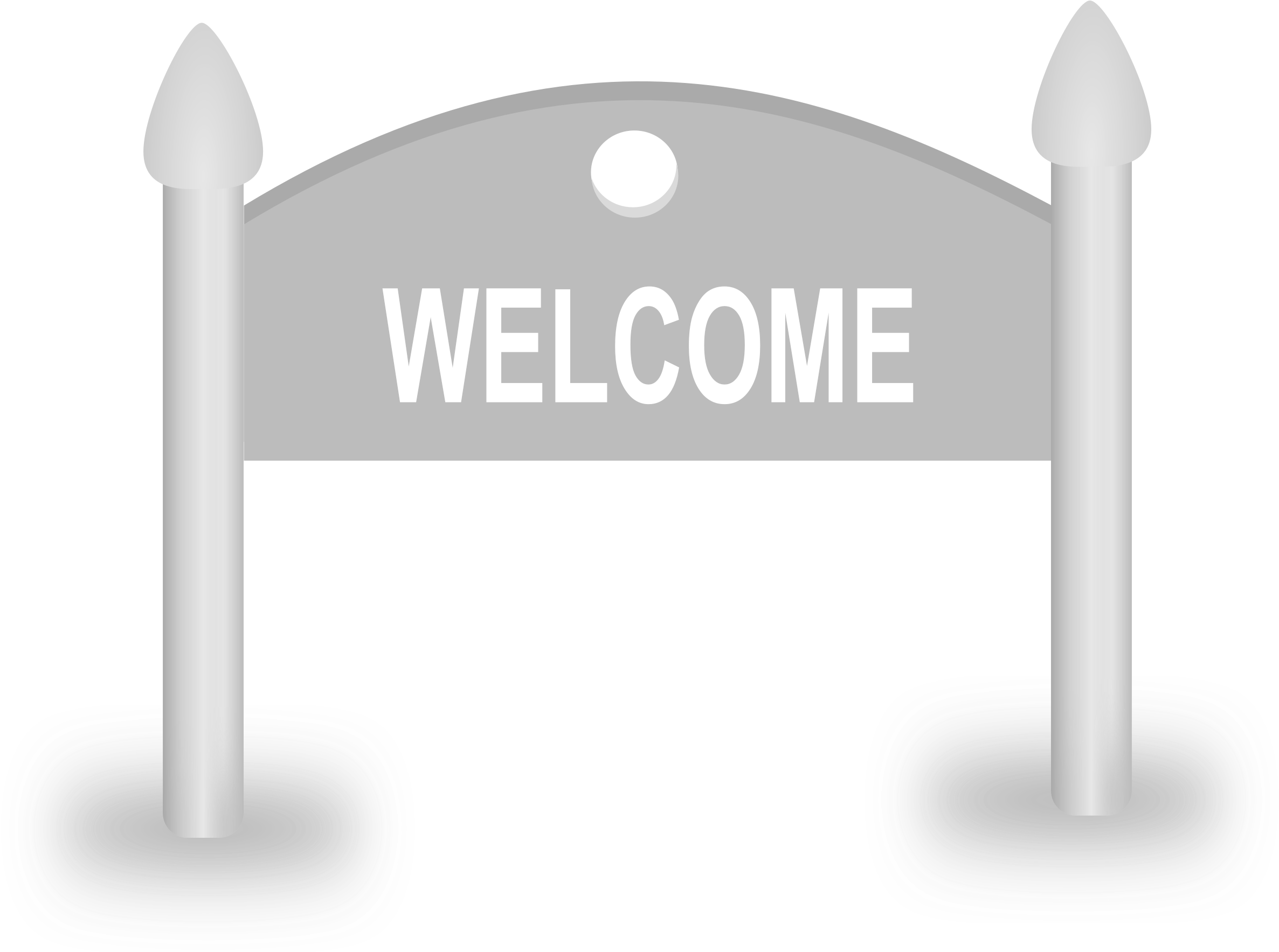 Welcome Big Image Png - Cartel De Bienvenida Png (2400x1766), Png Download