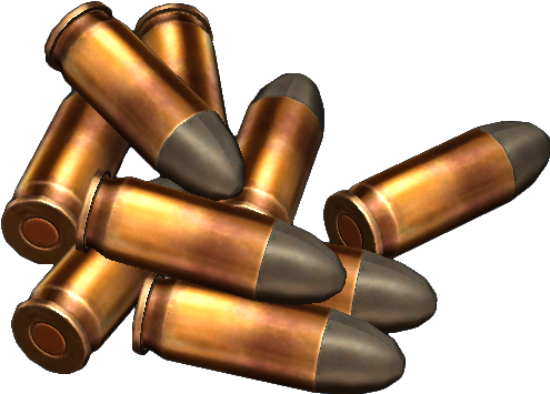9mm Rounds - Glock Bullet Transparent Png (525x375), Png Download