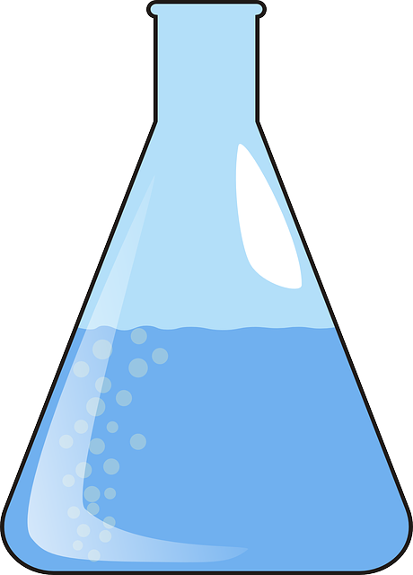Lab, Beaker, Glassware, Test, Science, Research - Mixture Clipart Science (460x640), Png Download