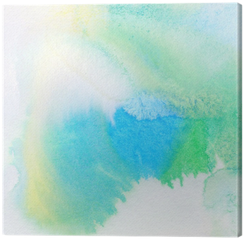 Abstract Colorful Watercolor Painted Background Canvas - Painting (400x400), Png Download