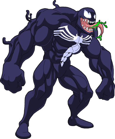 Venom - Homem Aranha Venom Desenho (389x471), Png Download