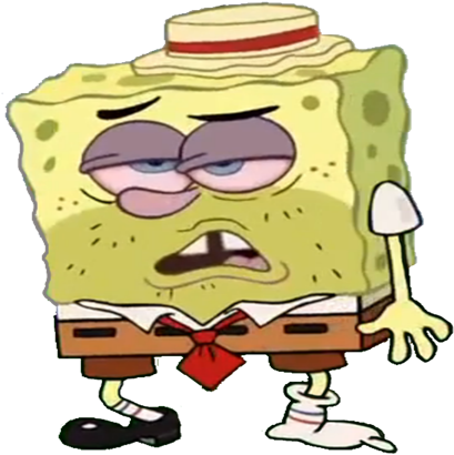Drunk Spongebob - Ice Cream Drunk Spongebob (420x420), Png Download