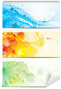 Set Of Watercolor Style Header Banners - Watercolor Painting (400x400), Png Download