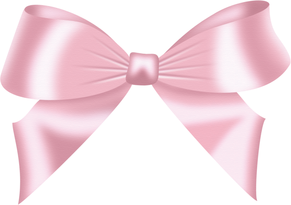Pink Ribbon Clipart Images, Illustrations, Photos - Pink Bow No Background (1233x870), Png Download
