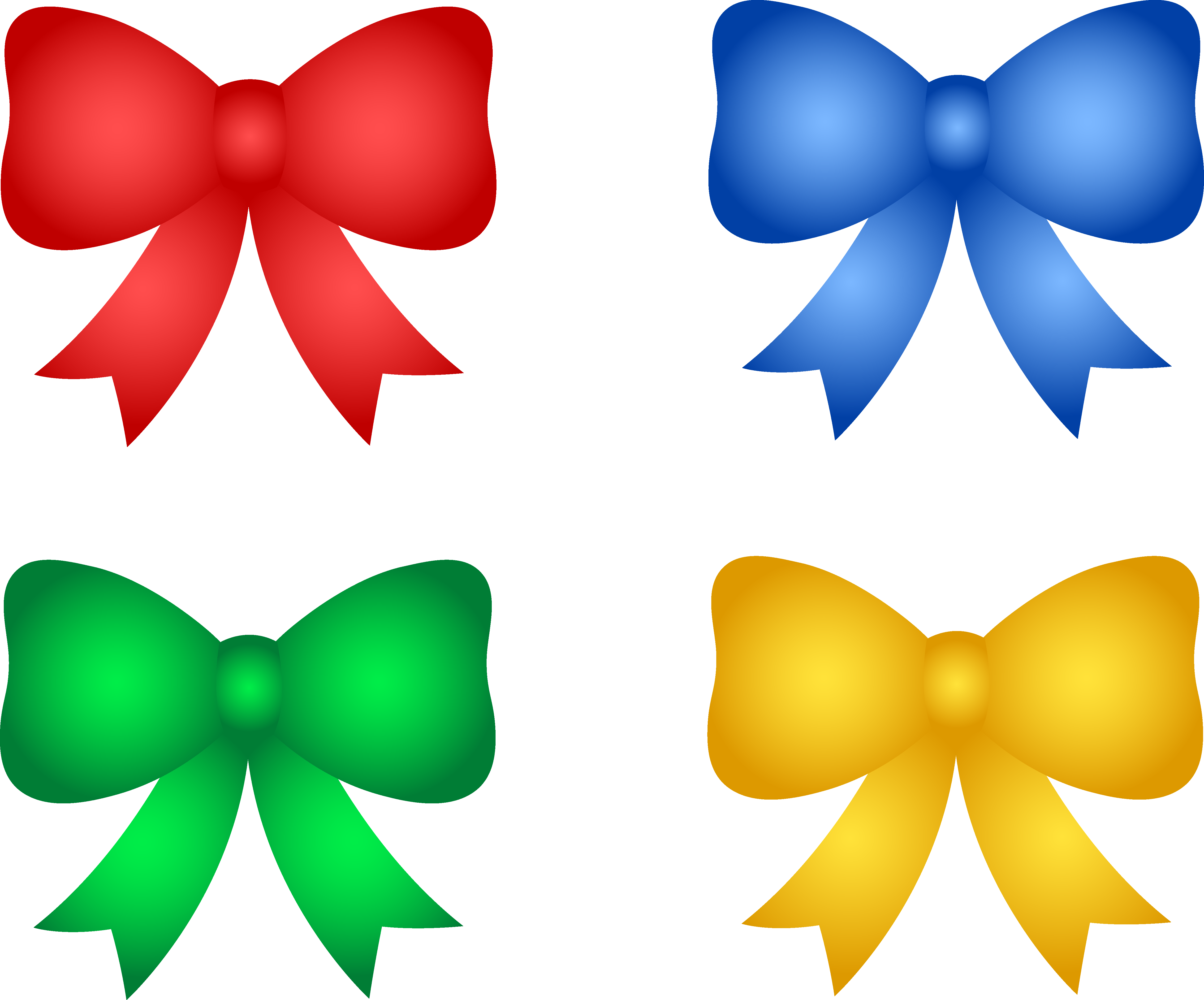 Christmas Gold Ribbon Png Clipart Image - Clip Art (5095x4231), Png Download