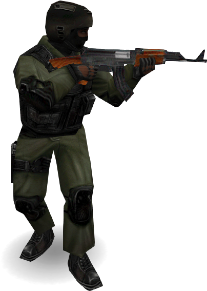 P Ak47 Ct - Shoot Rifle (463x596), Png Download