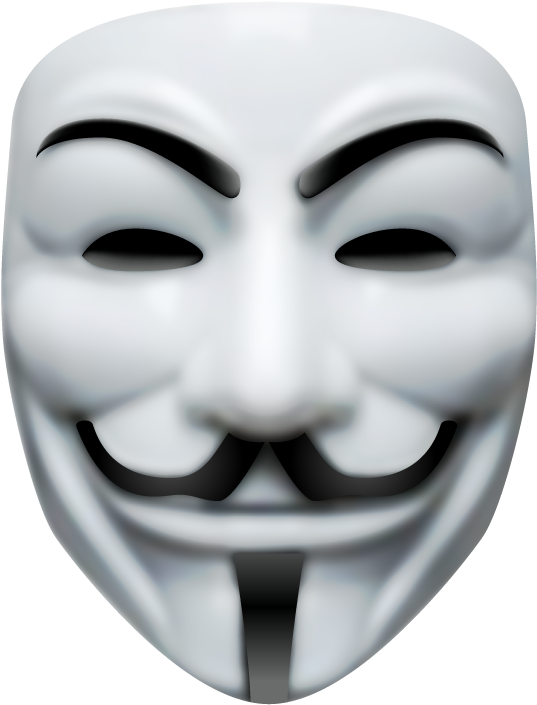 Anonymous Is A Loosely Associated International Network - Face Mask (800x800), Png Download