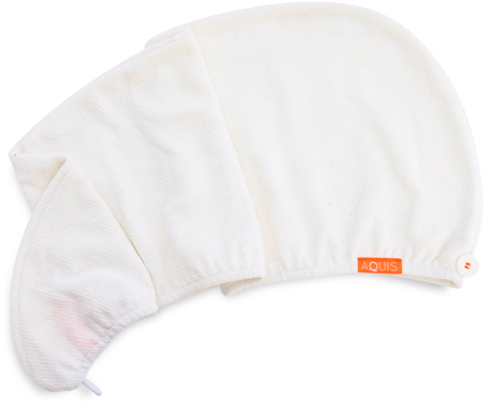 Lisse Luxe Hair Turban Ivory White - Aquis Lisse Luxe Hair Turban (600x600), Png Download
