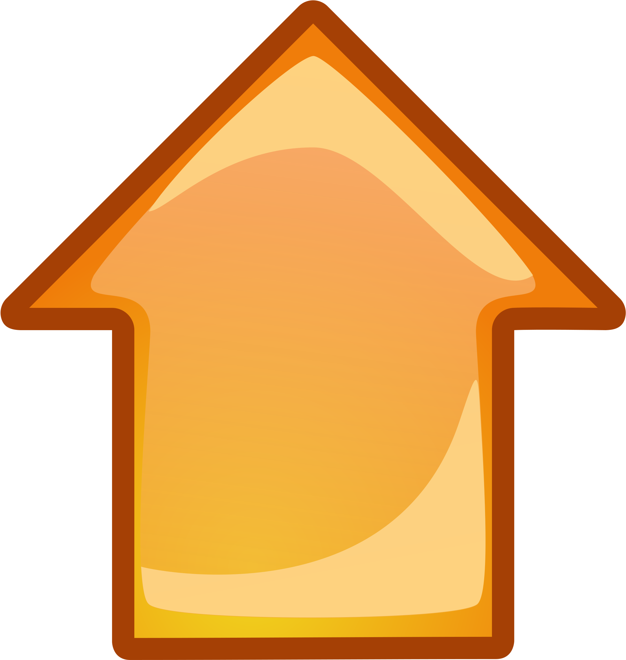 This Free Icons Png Design Of Arrow Orange Up (2274x2400), Png Download