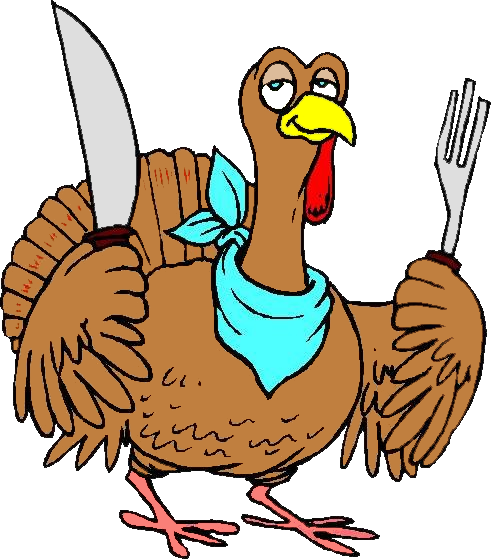 Clipart Pictures Turkey Free - Thanksgiving Cartoon Turkey (491x559), Png Download