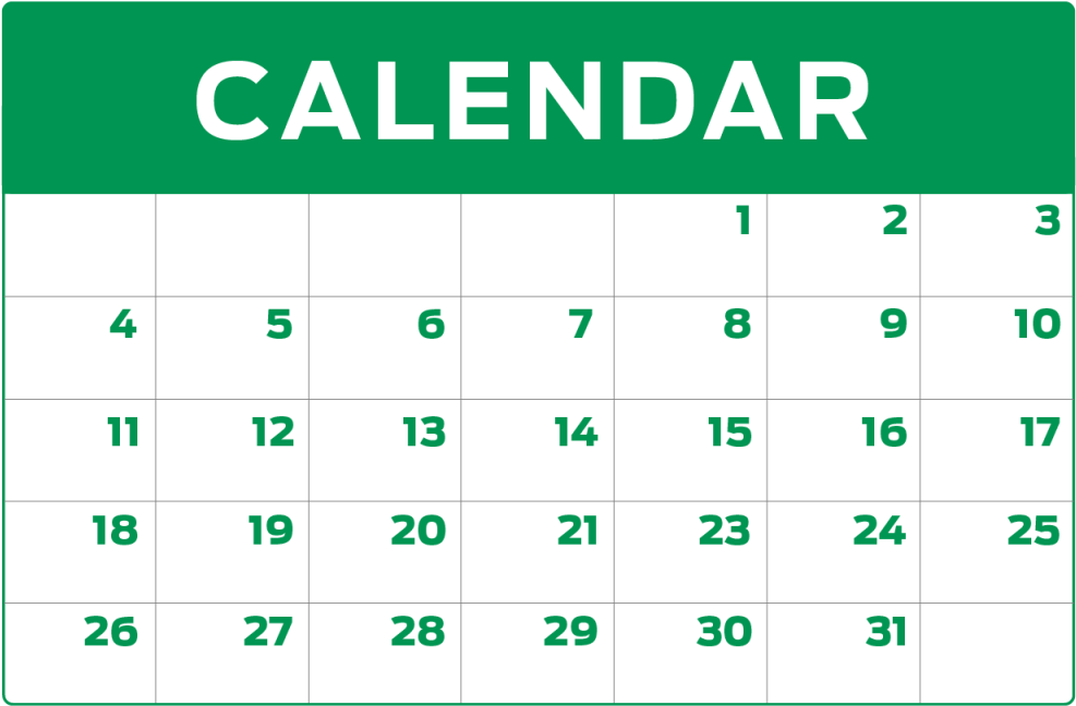 Calendar (1200x675), Png Download