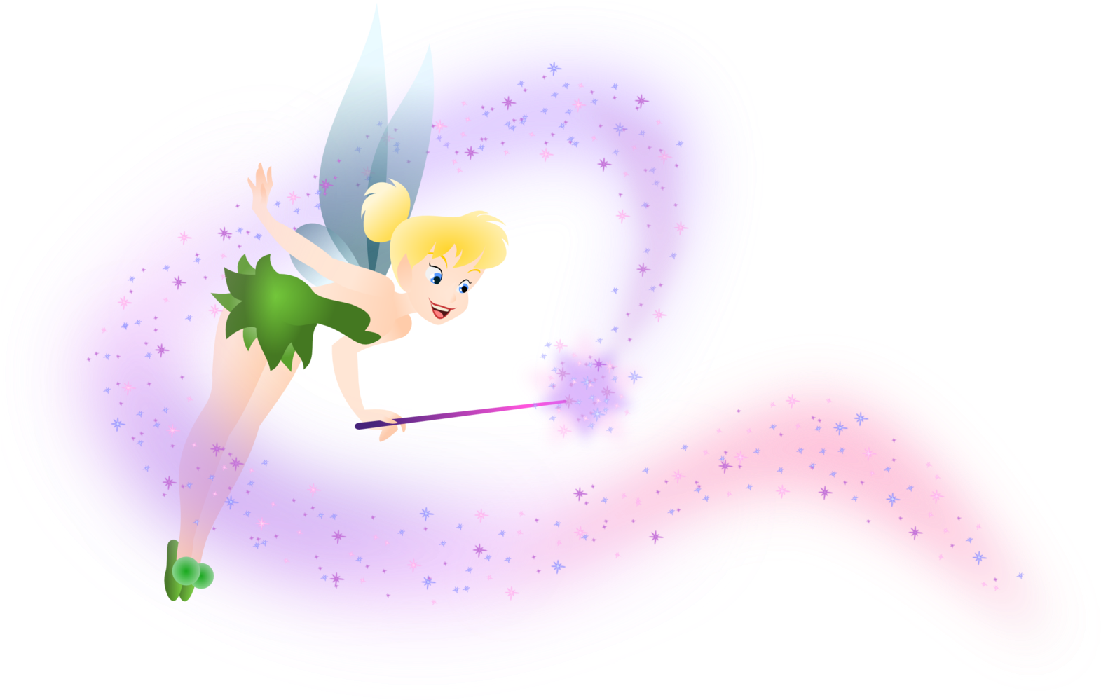 Tinkerbell Disney Tinkerbell - Clip Art (1600x1004), Png Download