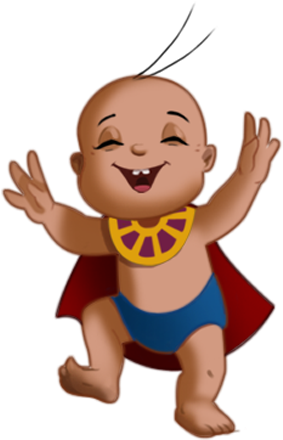 Raju In Chota Bheem (324x464), Png Download