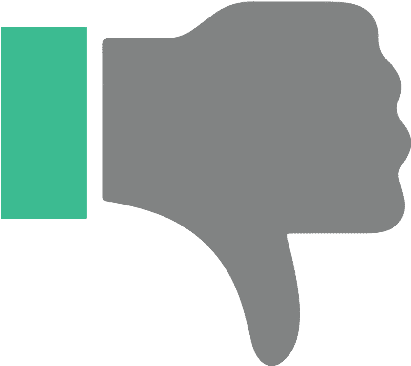 Thumbs Down Vector Icon - Icon (500x500), Png Download
