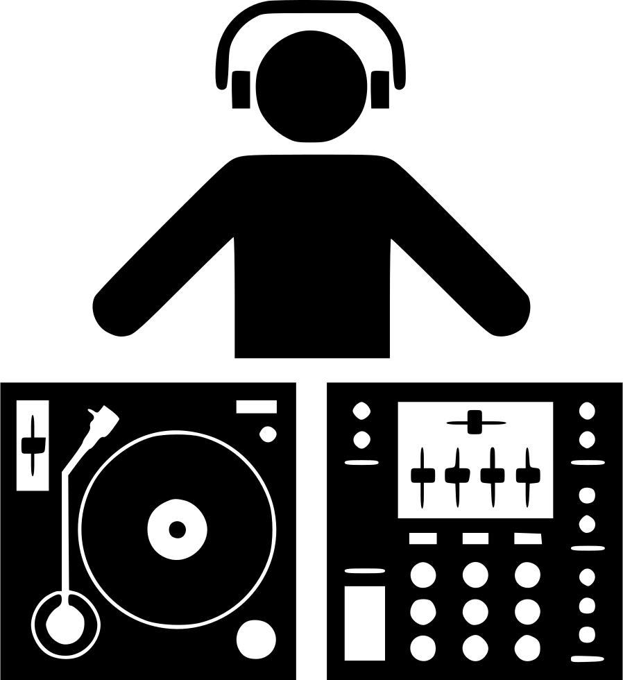 Dj Clipart Svg - Musica Electronica Png (898x980), Png Download
