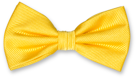 Bright Yellow Bow Tie - Necktie (524x524), Png Download