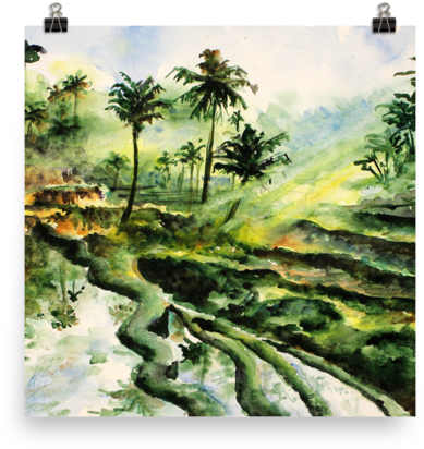 Nature Artwork (600x600), Png Download