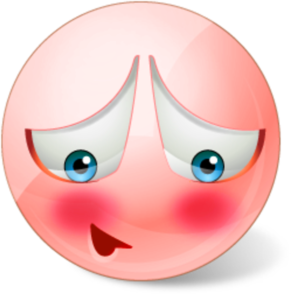 Blushing Clipart (600x600), Png Download