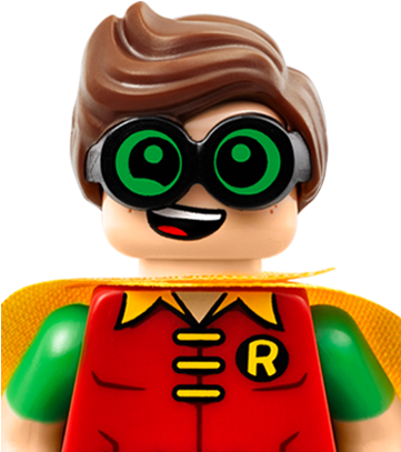 Pin By Kitkat - Robin From Lego Batman (360x480), Png Download