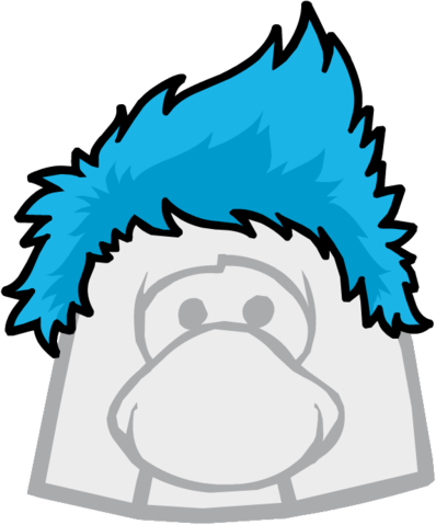 The Blueberry - Club Penguin The Flip (398x479), Png Download