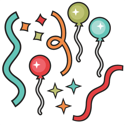 Clip Art Confetti - Confetti Clipart Large (432x432), Png Download