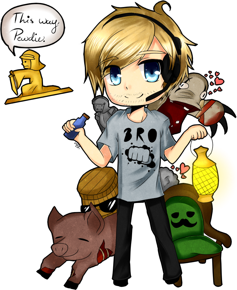 Blog-0427280001362331840 - Pewdiepie Best Fan Art (900x1000), Png Download