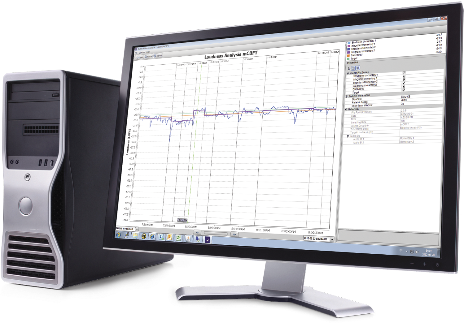 Monitor And Computer - Computer Pc Hi Res (1920x1080), Png Download
