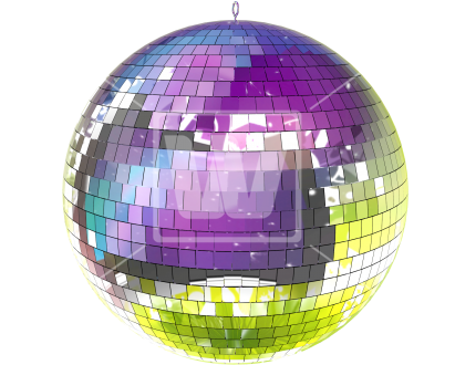 Party Disco Ball Png - Disco Ball (550x366), Png Download