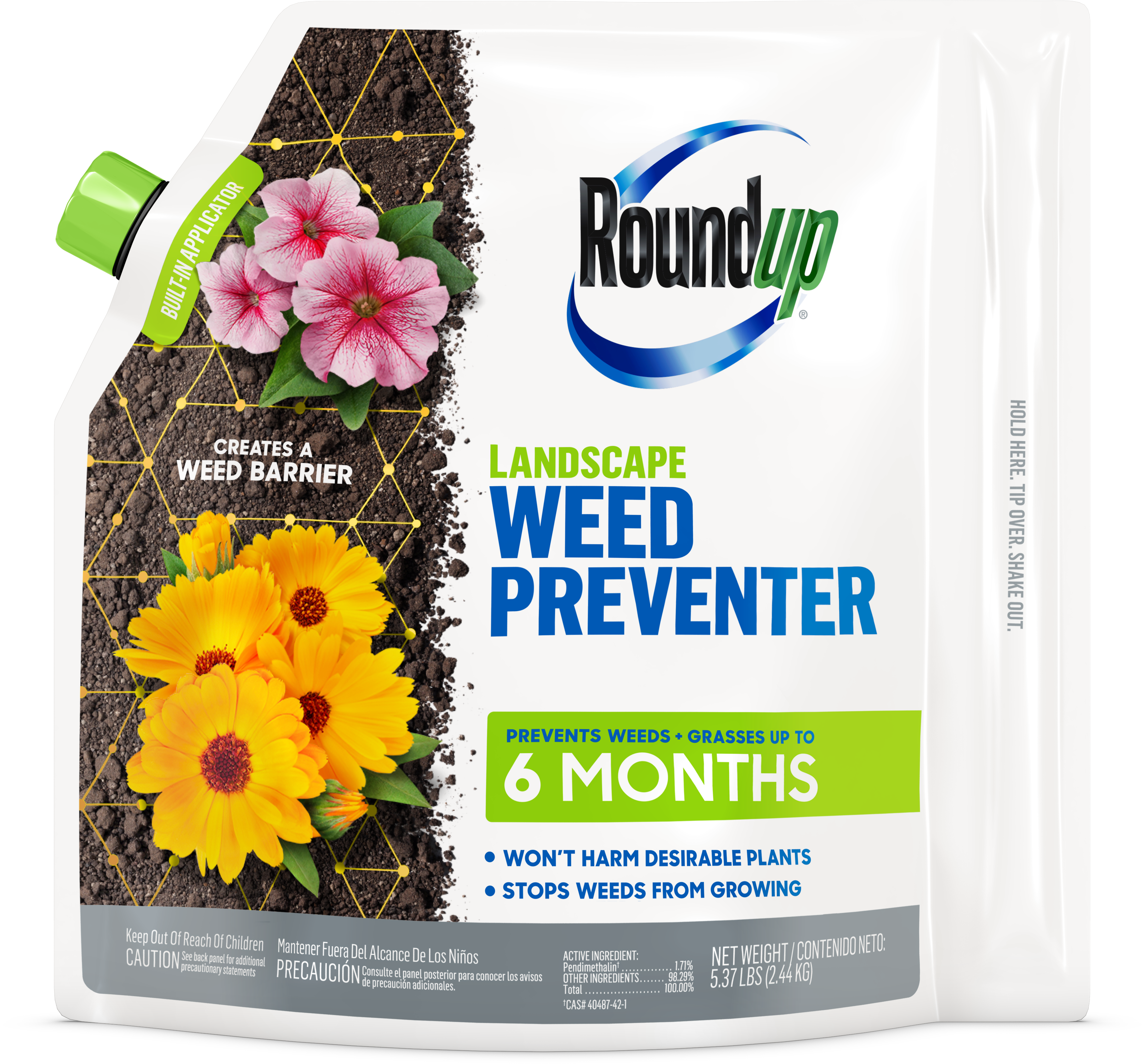 Landscape Weed Preventer - Roundup 4385106 Landscape Weed Preventer Granular, (4096x4096), Png Download