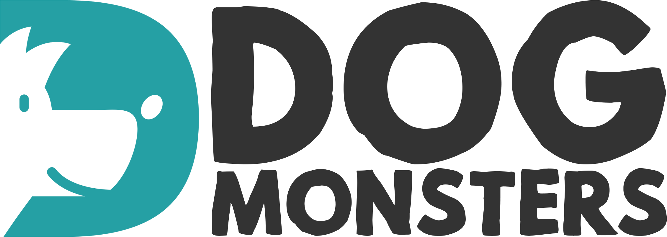 Dog Monsters Dog Monsters Dog Monsters - Dog (2260x803), Png Download