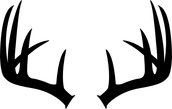 Antlers Clip Art At Clker - Antlers Clipart (600x380), Png Download