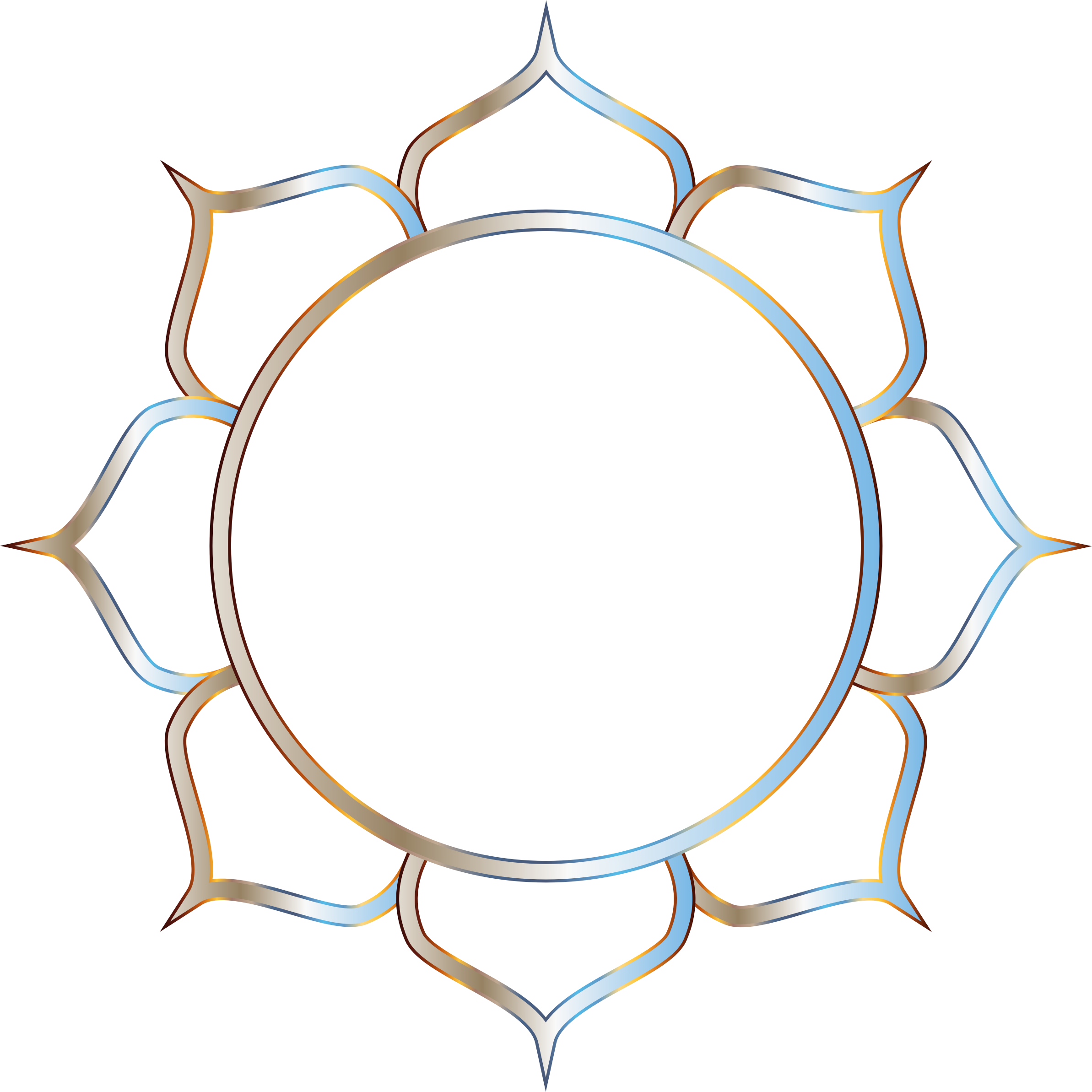 Lotus Flower Png Download - Om Namo Narayan Logo (2386x2386), Png Download