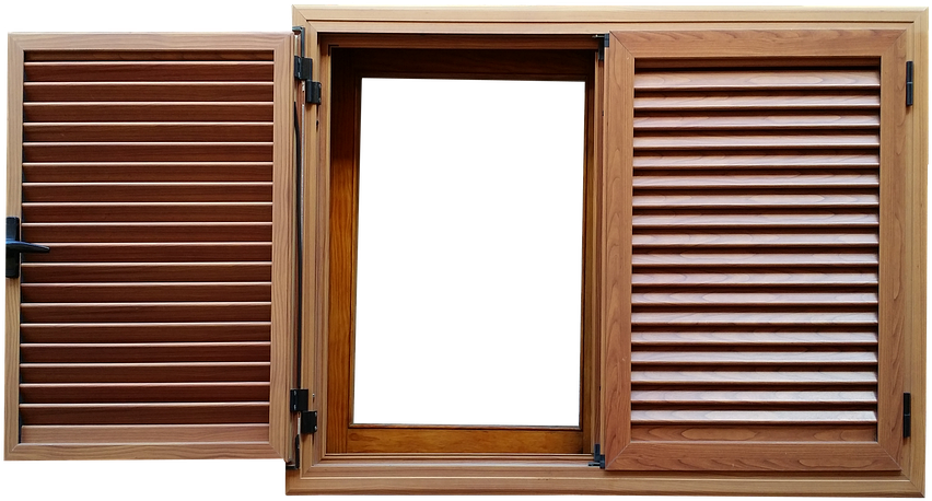 Jendela Kayu Minimalis Modern (960x540), Png Download