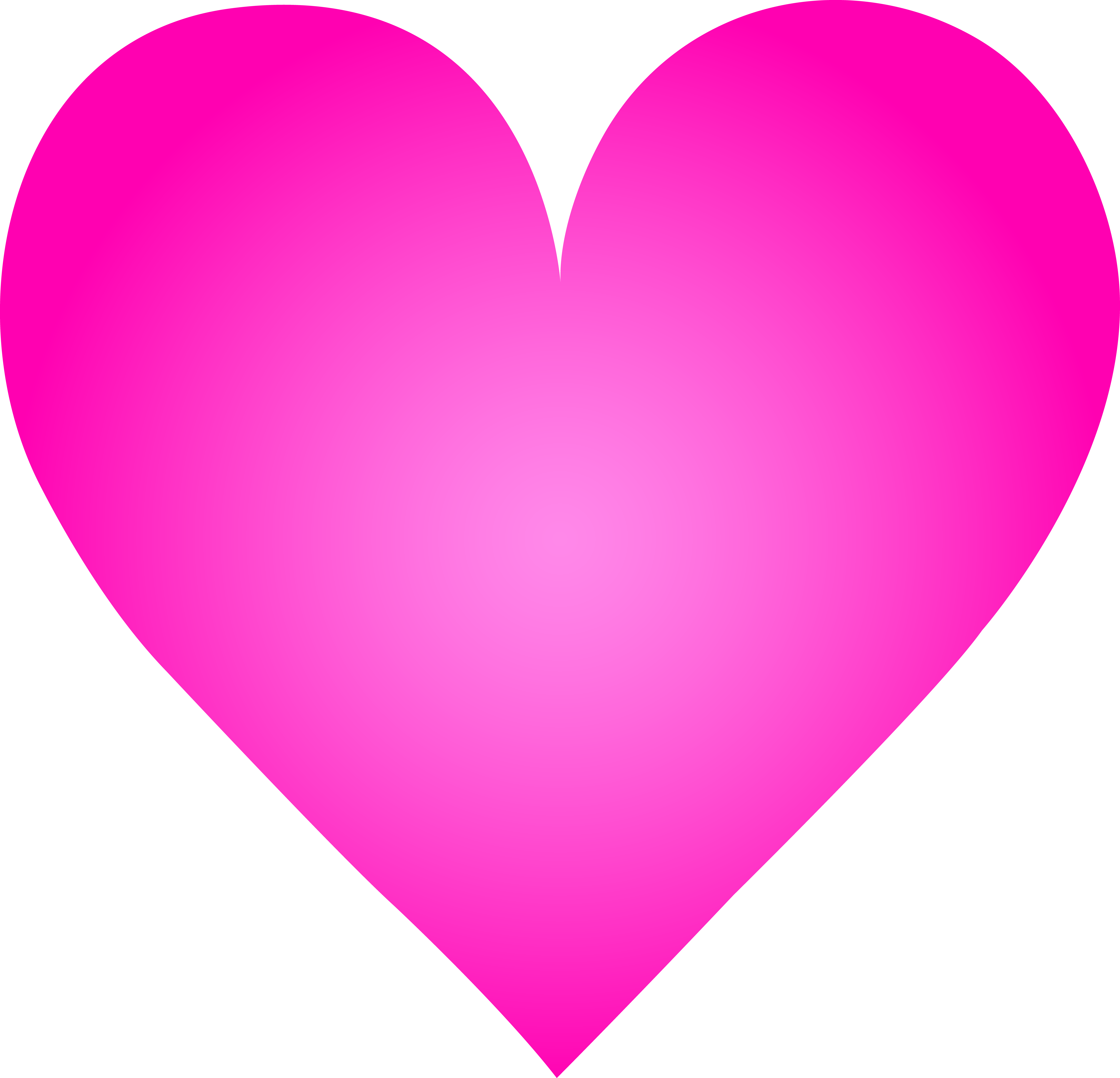 Big Pink Heart (7821x7530), Png Download