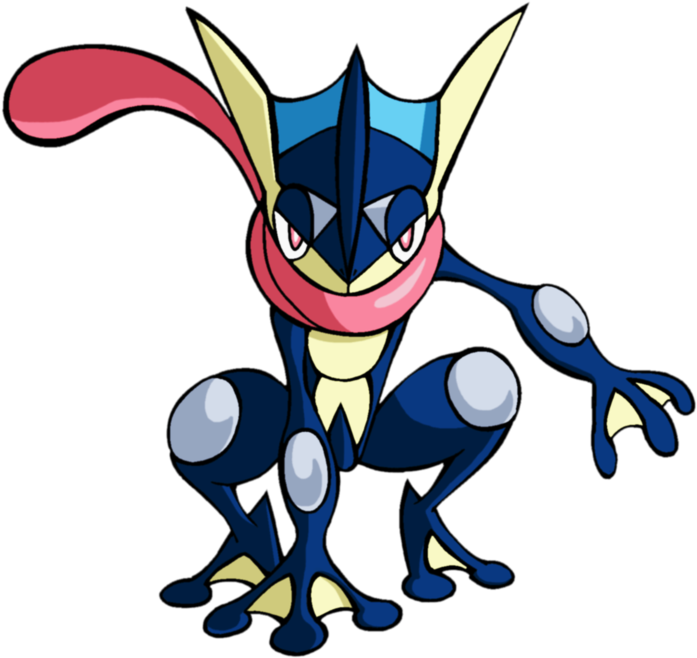 Greninja By Cyboarach95-d84igsi - Najbardziej Lubiany Pokemon (1024x1000), Png Download