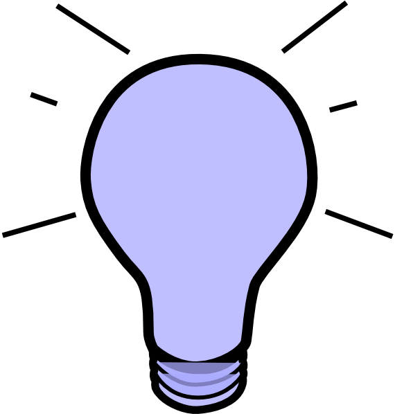 Light Bulb Clip Art Free - Green Light Bulb (570x598), Png Download
