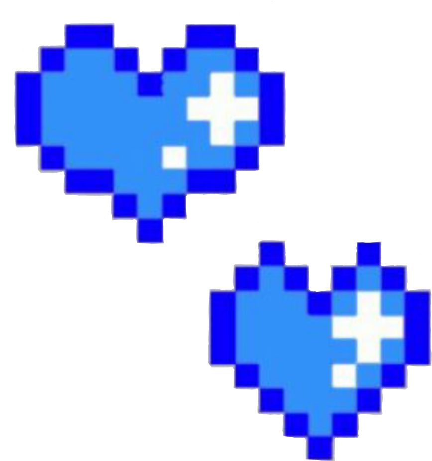 Heart Pixels (877x925), Png Download