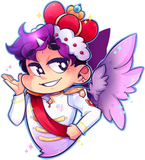 Prince Roman Has Arrived Bit Of Struggle To Get This - Sander Sides Roman Fanart (500x560), Png Download