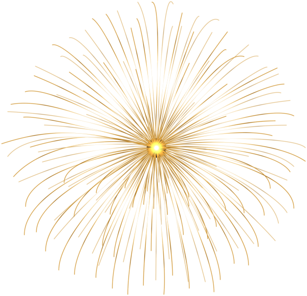 Gold Firework Circle Png Clip Art - Saatchi Art (600x578), Png Download