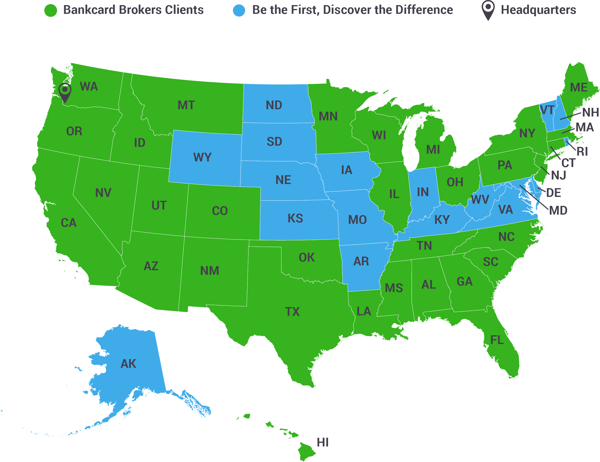 Usa Mapadmin2016 02 17t06 - Map Blue America (2469x1903), Png Download