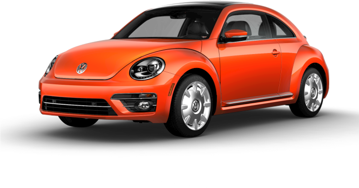 2018 Volkswagen Beetle - 2018 Volkswagen Beetle Orange (1280x960), Png Download