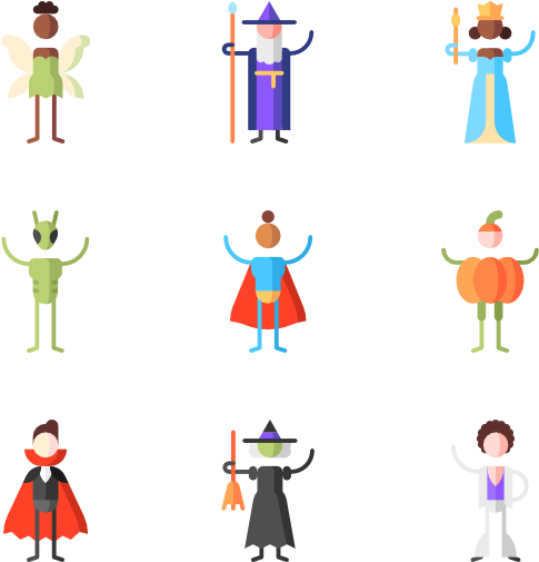 Halloween Costume Party - Illustration (600x564), Png Download