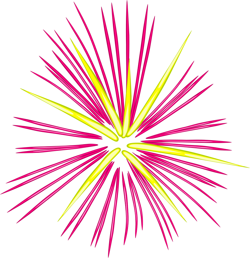 How To Set Use Pink Fireworks Clipart (875x900), Png Download