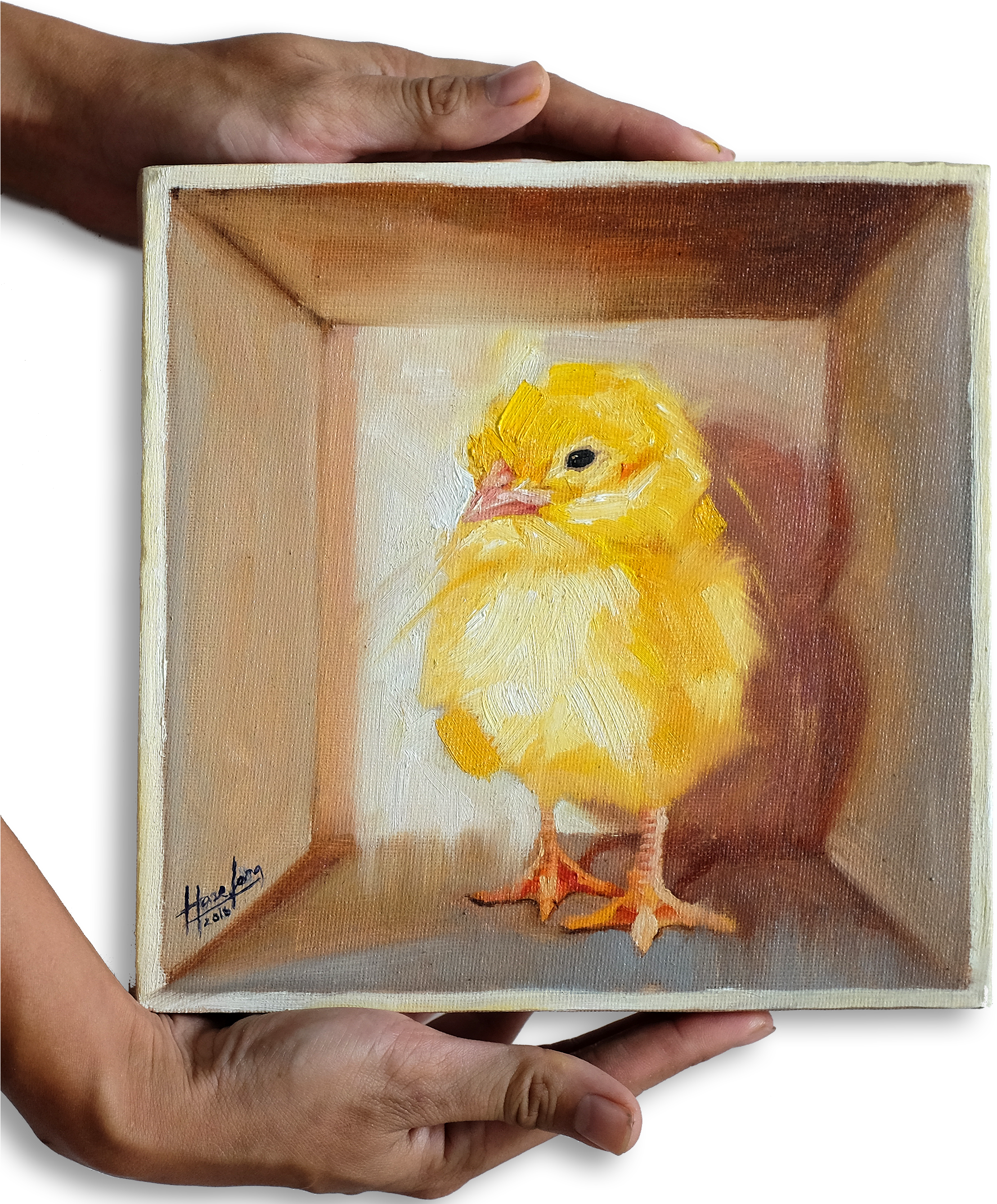 Chick In A Box I - Chick In A Box (2552x2674), Png Download