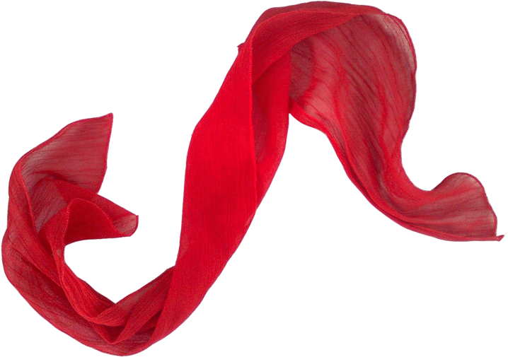 Flying Red Scarf - Flying Scarf Png (900x675), Png Download