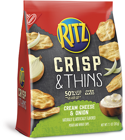 Load More Recipes - Ritz Chipotle Thin Crisp (421x481), Png Download