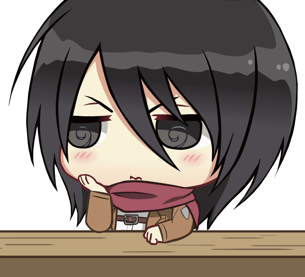 Mikasa Chibi (1188x1080), Png Download