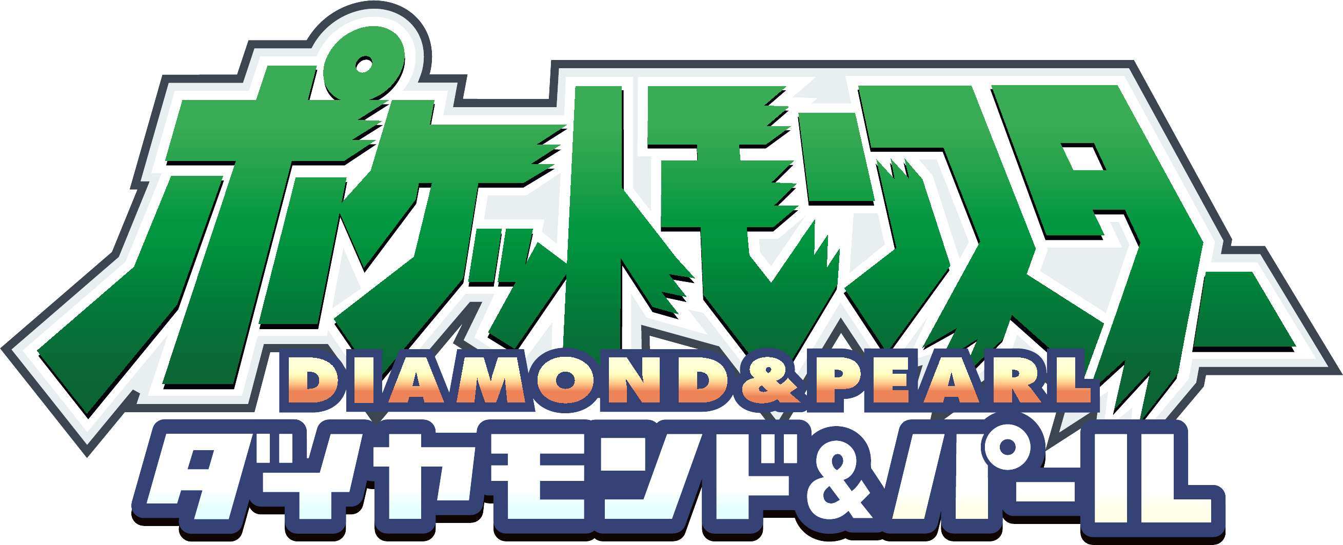 Diamond & Pearl - Pokemon Diamond And Pearl (2618x1063), Png Download