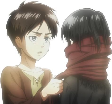Images Of Eren And Mikasa Kiss - Attack On Titan Eren Memes (516x464), Png Download