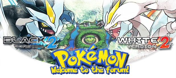 Pokémon Black/white Version 2 (618x275), Png Download